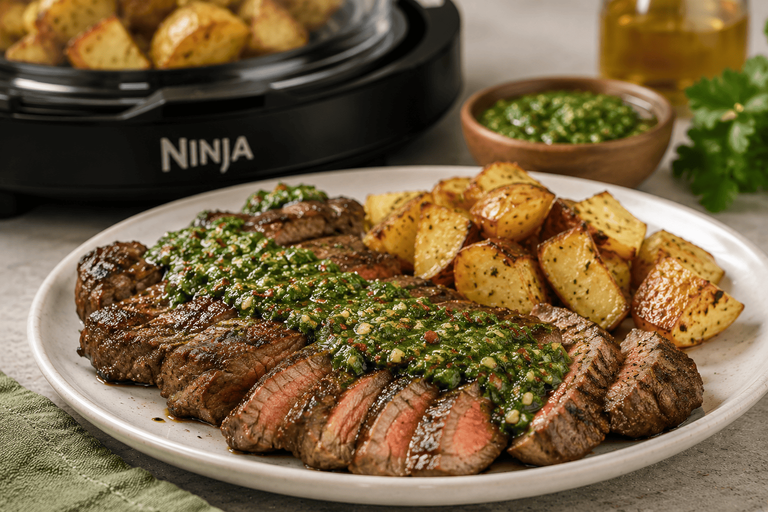 Bistec con Chimichurri